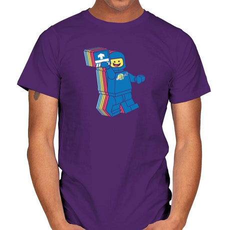 SPACESHIPALICIOUS Exclusive - Brick Tees - Mens T-Shirts RIPT Apparel Small / Purple