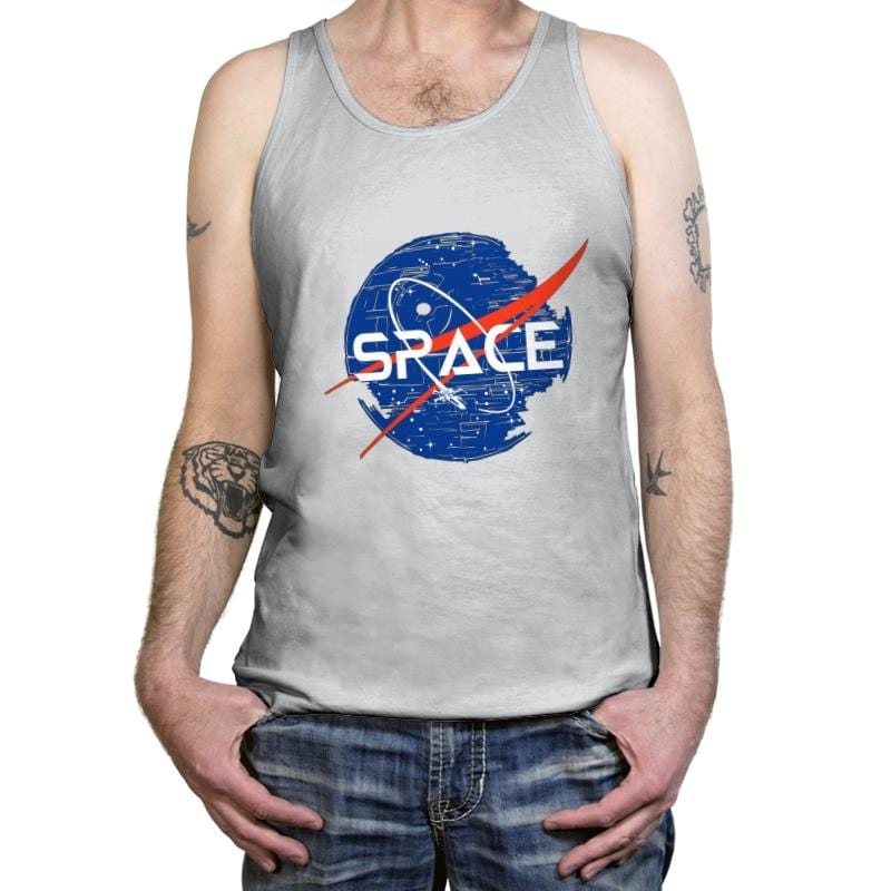 Spacestar - Tanktop Tanktop RIPT Apparel X-Small / Silver