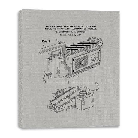 Spectre Trap Patent - Canvas Wraps Canvas Wraps RIPT Apparel 8x10 / Ice Grey