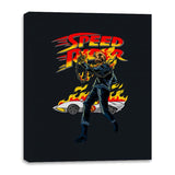 Speed Rider - Canvas Wraps Canvas Wraps RIPT Apparel 16x20 / Black