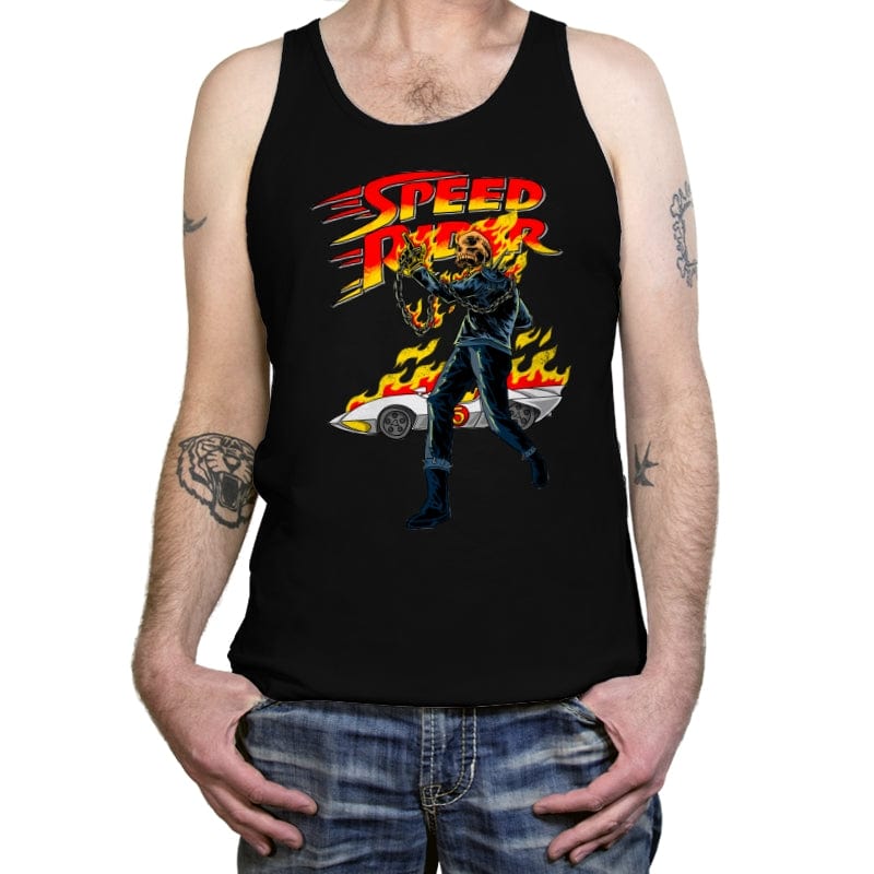 Speed Rider - Tanktop Tanktop RIPT Apparel X-Small / Black