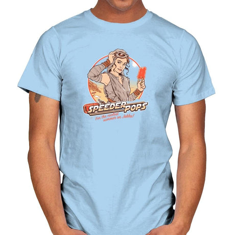 Speeder Pops Exclusive - Mens T-Shirts RIPT Apparel Small / Light Blue