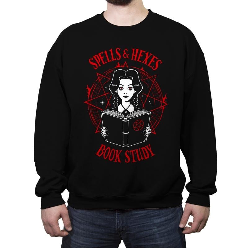 Spells & Hexes - Crew Neck Sweatshirt Crew Neck Sweatshirt RIPT Apparel