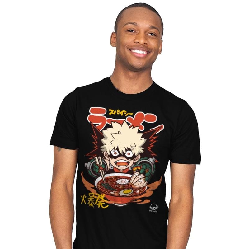 Spicy Explosion Ramen  - Mens T-Shirts RIPT Apparel Small / Black