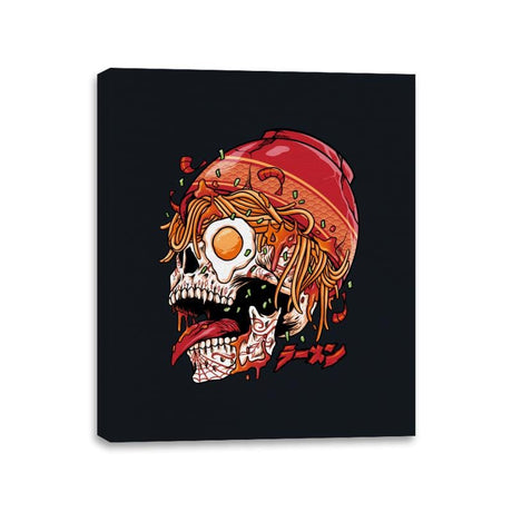 Spicy Ramen - Canvas Wraps Canvas Wraps RIPT Apparel 11x14 / Black