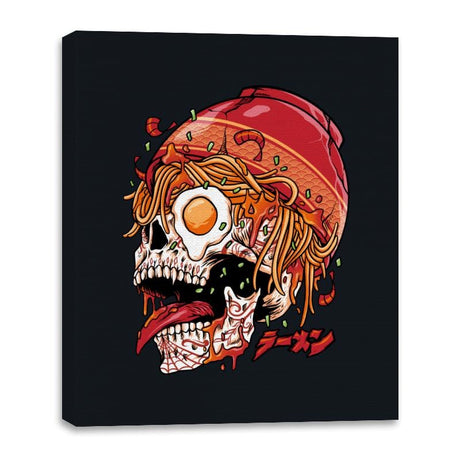 Spicy Ramen - Canvas Wraps Canvas Wraps RIPT Apparel 16x20 / Black