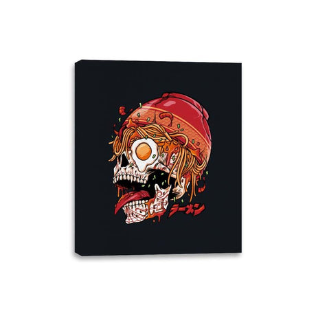 Spicy Ramen - Canvas Wraps Canvas Wraps RIPT Apparel 8x10 / Black