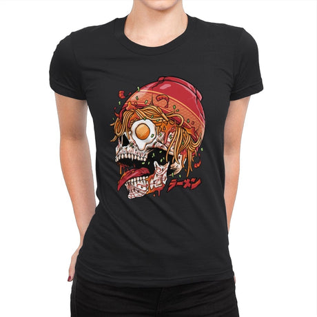 Spicy Ramen - Womens Premium T-Shirts RIPT Apparel Small / Black