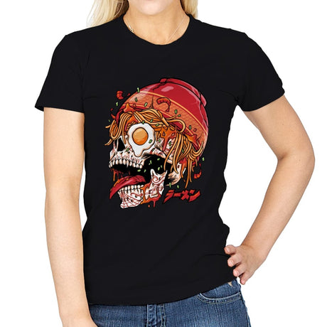 Spicy Ramen - Womens T-Shirts RIPT Apparel Small / Black