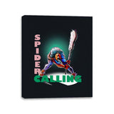 Spider Calling - Canvas Wraps Canvas Wraps RIPT Apparel 11x14 / Black