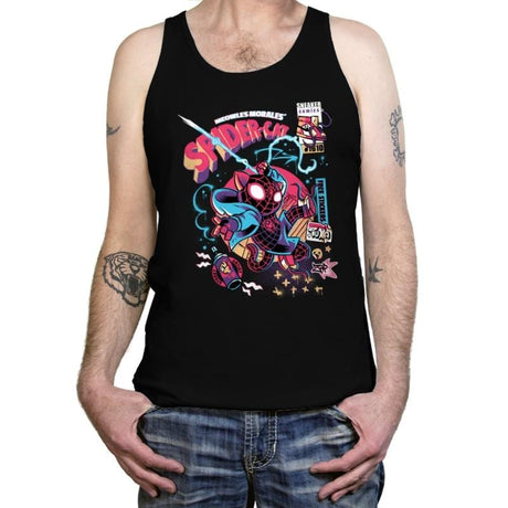 Spider-cat - Tanktop Tanktop RIPT Apparel X-Small / Black