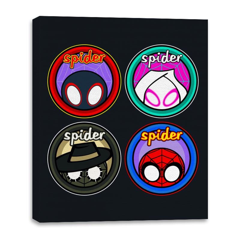 Spider Dariaverse - Canvas Wraps Canvas Wraps RIPT Apparel 16x20 / Black