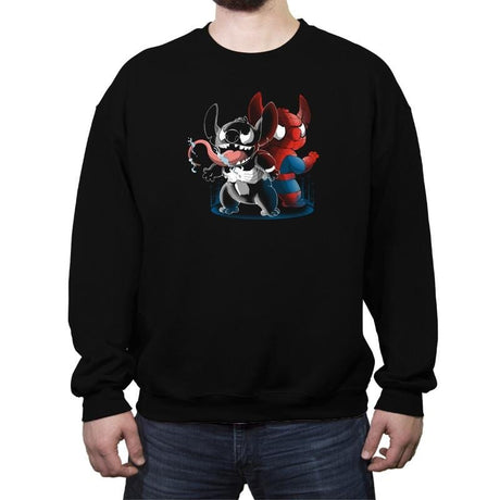 Spider Experiment Reprint - Crew Neck Sweatshirt Crew Neck Sweatshirt RIPT Apparel