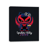 Spider-Kitty 2099 - Canvas Wraps Canvas Wraps RIPT Apparel 11x14 / Black