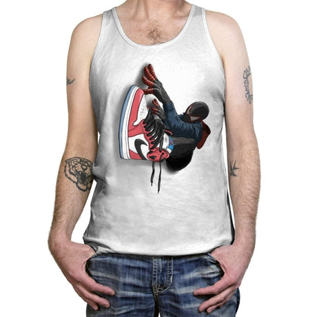 Spider-Man Sneakers - Tanktop Tanktop RIPT Apparel X-Small / White