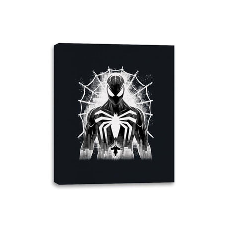 Spider Noir - Canvas Wraps Canvas Wraps RIPT Apparel 8x10 / Black