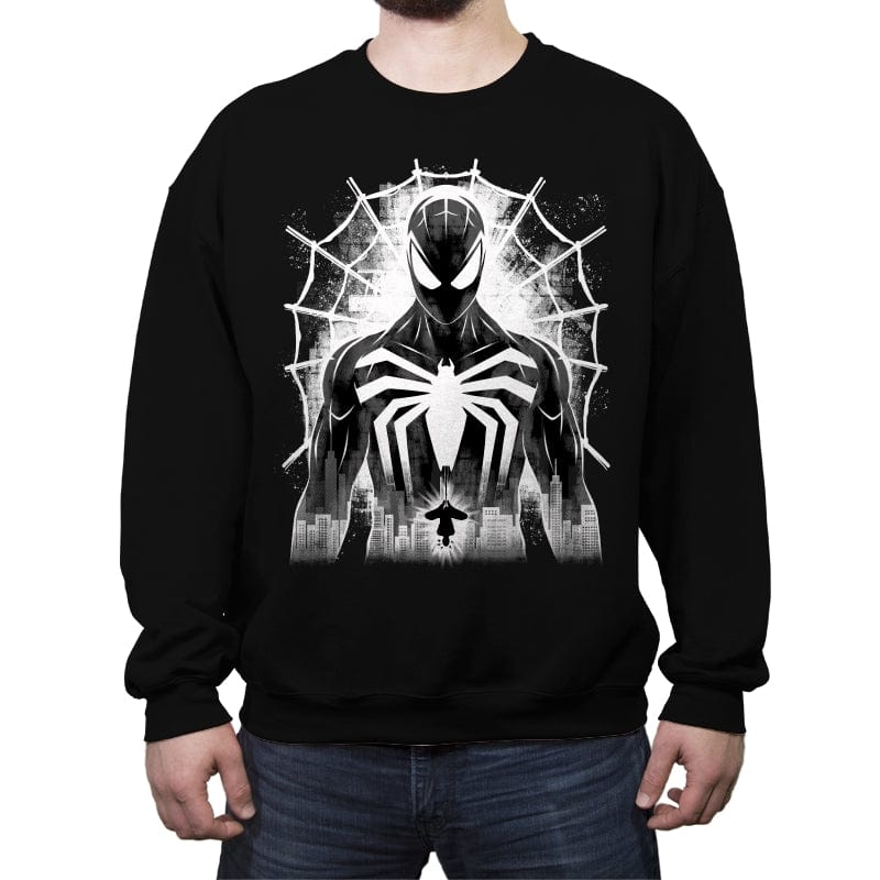 Spider Noir - Crew Neck Sweatshirt Crew Neck Sweatshirt RIPT Apparel Small / Black