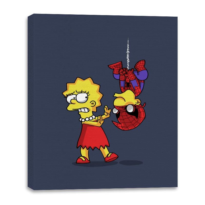 Spider Ugh - Canvas Wraps Canvas Wraps RIPT Apparel 16x20 / Navy