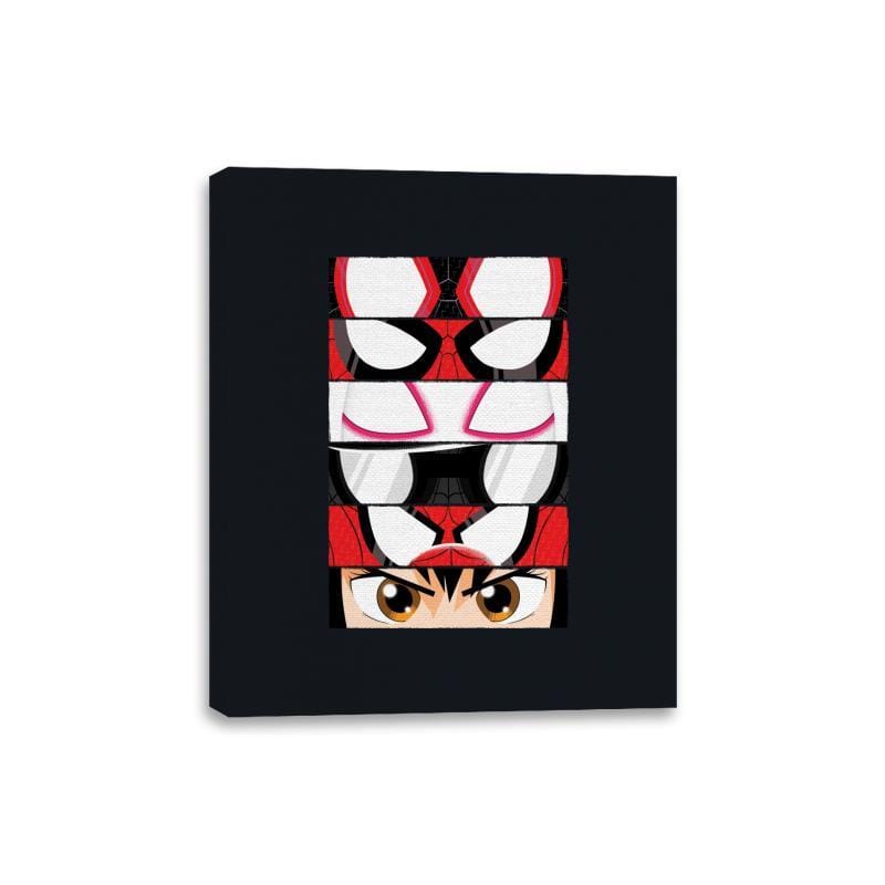 Spider-Verse Eyes - Canvas Wraps Canvas Wraps RIPT Apparel 8x10 / Black