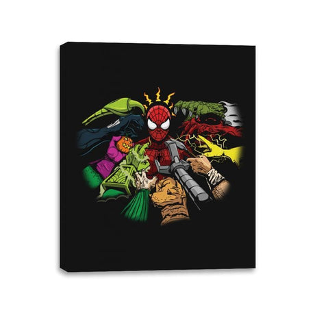 Spider-Yaga - Canvas Wraps Canvas Wraps RIPT Apparel 11x14 / Black