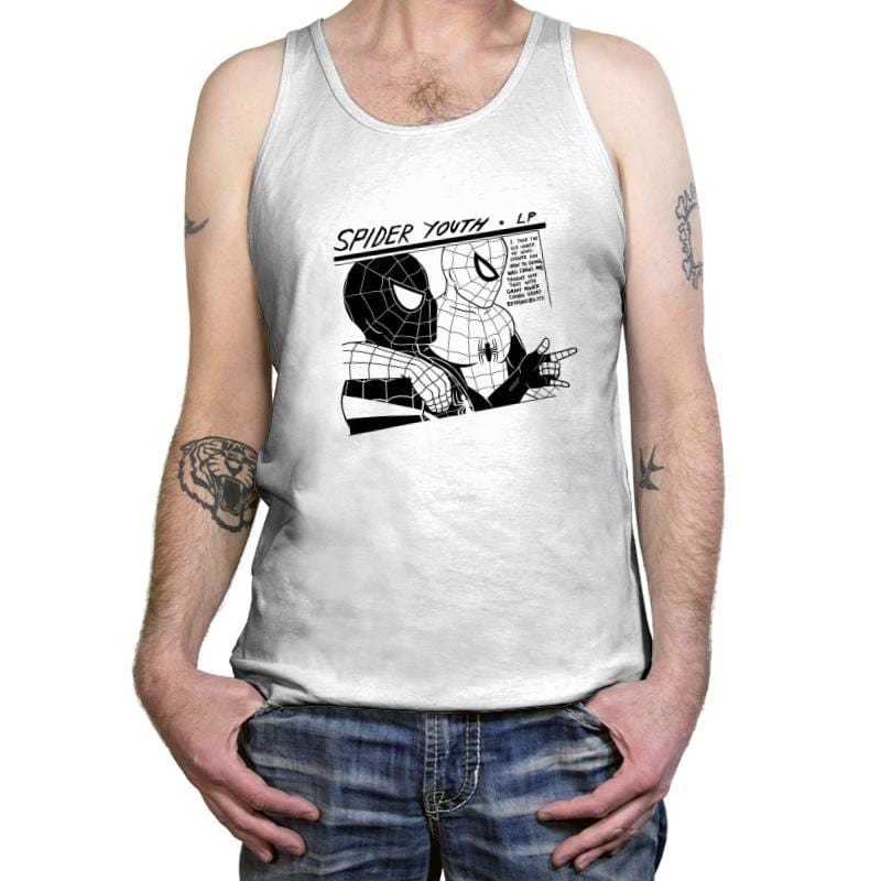 Spider Youth - Tanktop Tanktop RIPT Apparel X-Small / White