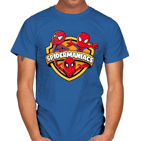 Spidermaniacs - Mens T-Shirts RIPT Apparel Small / Royal