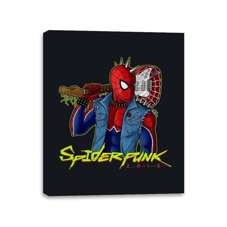 SpiderPunk 2015 - Best Seller - Canvas Wraps Canvas Wraps RIPT Apparel 11x14 / Black