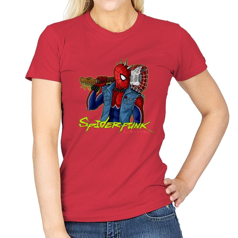 SpiderPunk 2015 - Best Seller - Womens T-Shirts RIPT Apparel Small / Red