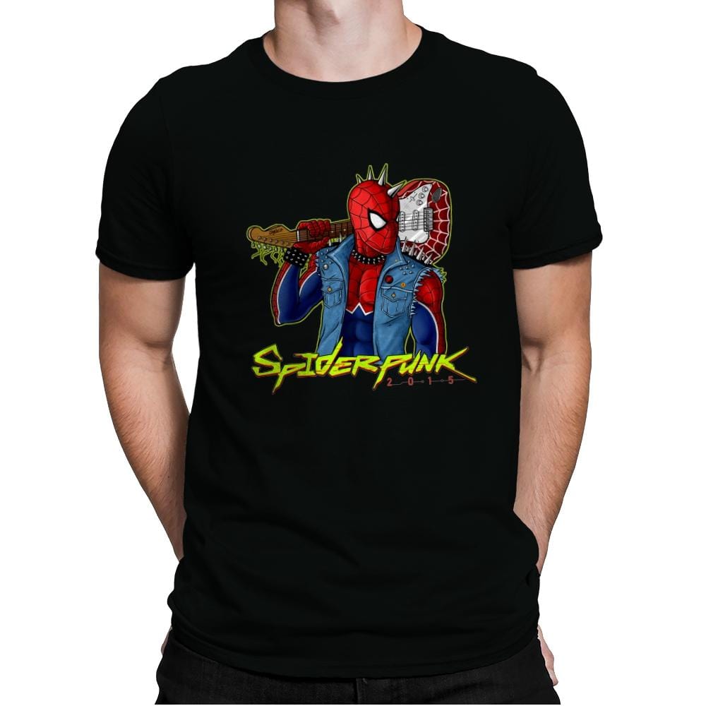 SpiderPunk 2015 - Mens Premium T-Shirts RIPT Apparel Small / Black