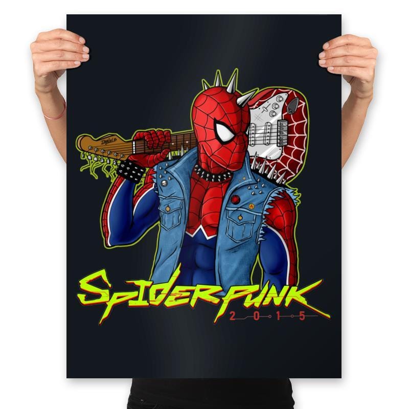 SpiderPunk 2015 - Prints Posters RIPT Apparel 18x24 / Black