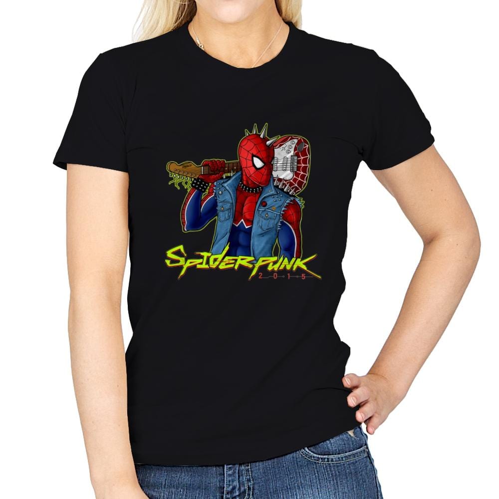 SpiderPunk 2015 - Womens T-Shirts RIPT Apparel Small / Black