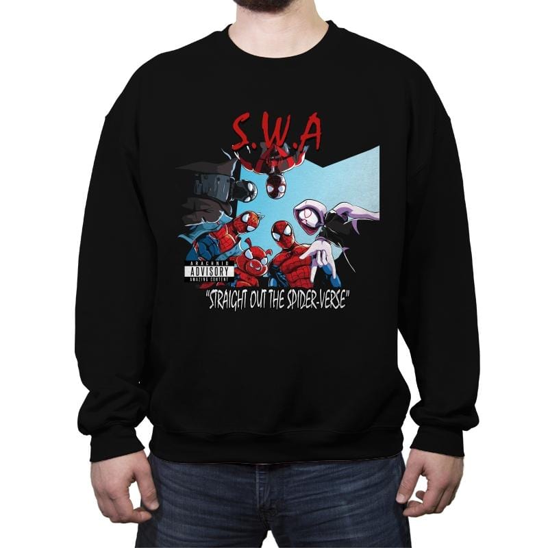 Spiders With Attitude - Crew Neck Sweatshirt Crew Neck Sweatshirt RIPT Apparel