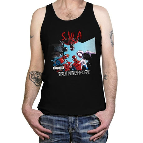 Spiders With Attitude - Tanktop Tanktop RIPT Apparel X-Small / Black