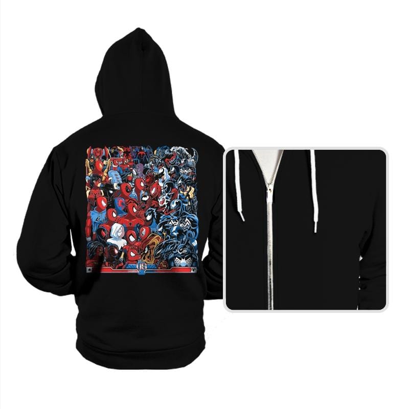 Spides VS Symbs - Hoodies Hoodies RIPT Apparel Small / Black