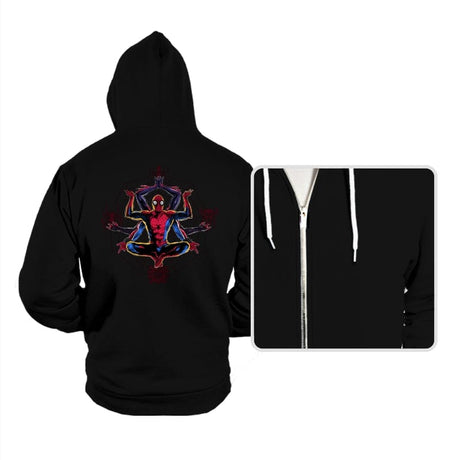 Spidey Arms - Hoodies Hoodies RIPT Apparel Small / Black