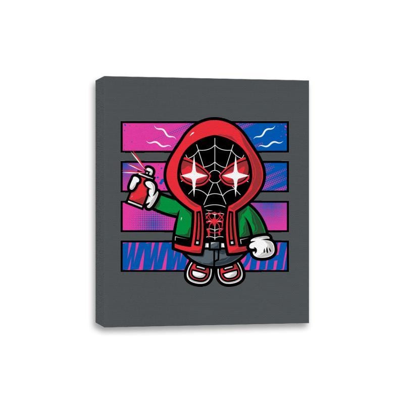 Spidey Kawaii - Canvas Wraps Canvas Wraps RIPT Apparel 8x10 / Charcoal