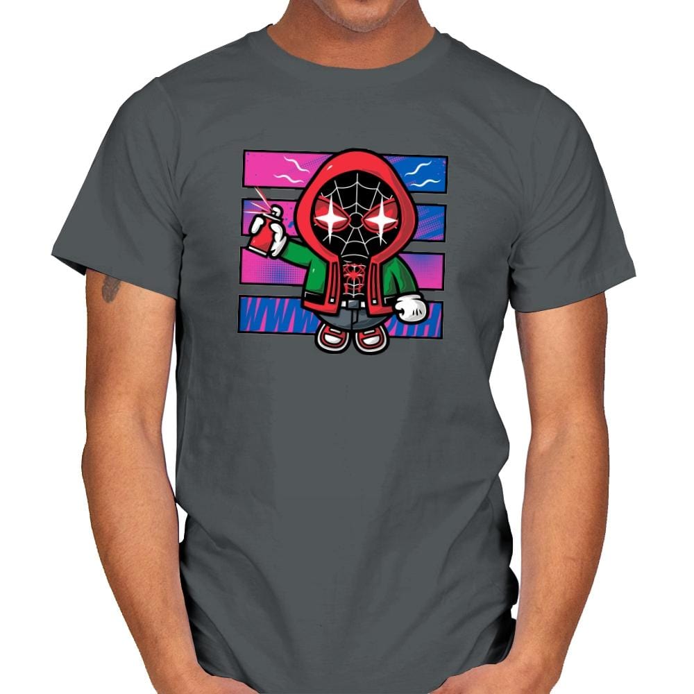 Spidey Kawaii - Mens T-Shirts RIPT Apparel Small / Charcoal