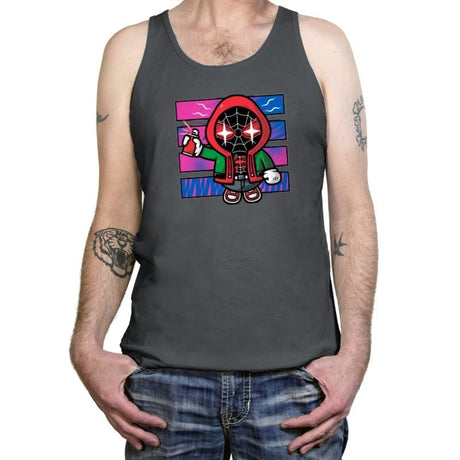 Spidey Kawaii - Tanktop Tanktop RIPT Apparel X-Small / Asphalt