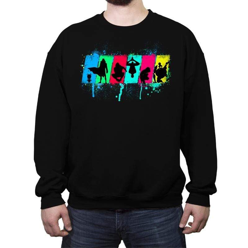 Spidey Verse - Crew Neck Sweatshirt Crew Neck Sweatshirt RIPT Apparel Small / Black