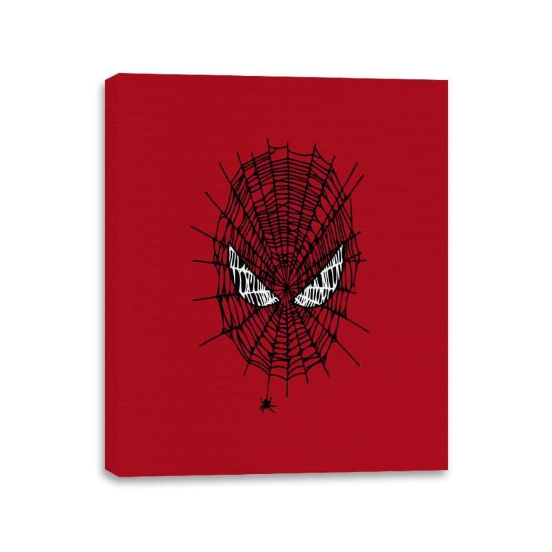 Spidey Web - Canvas Wraps Canvas Wraps RIPT Apparel 11x14 / Red