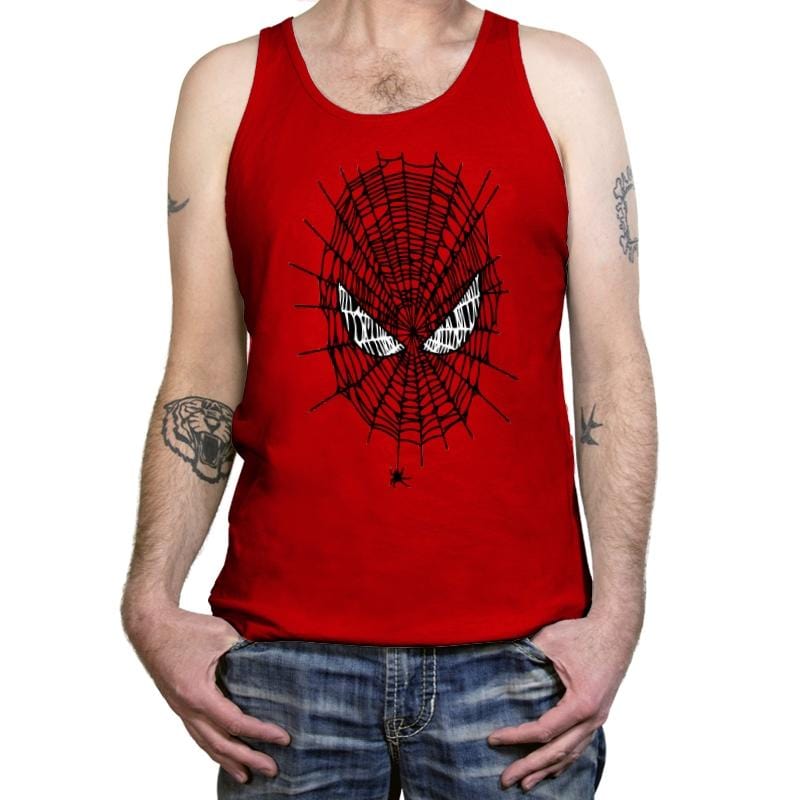 Spidey Web - Tanktop Tanktop RIPT Apparel X-Small / Red