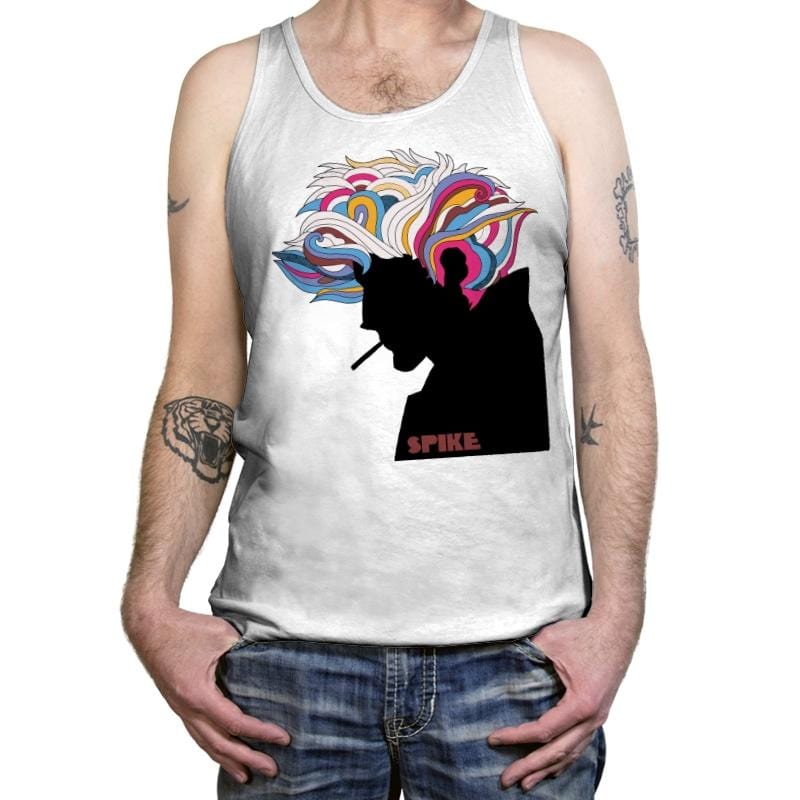 Spike Poster - Tanktop Tanktop RIPT Apparel X-Small / White