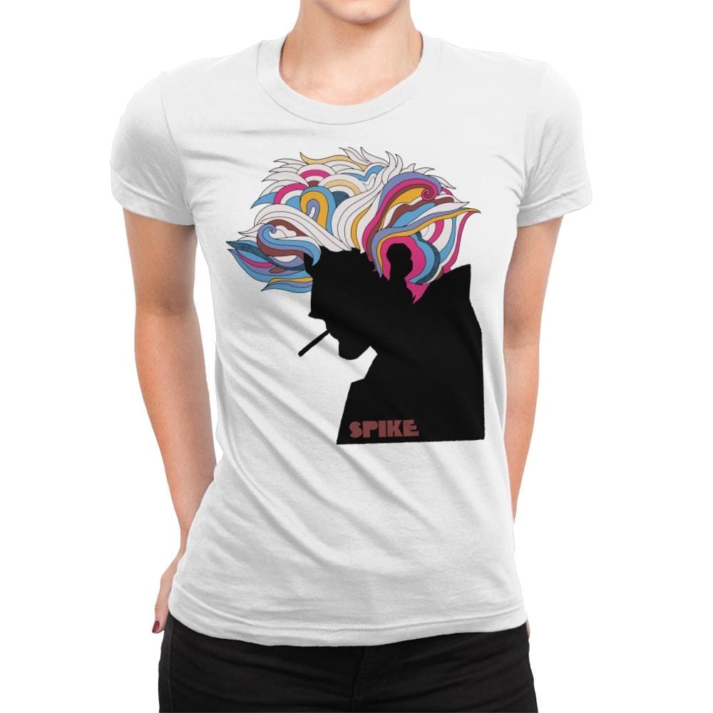 Spike Poster - Womens Premium T-Shirts RIPT Apparel Small / White