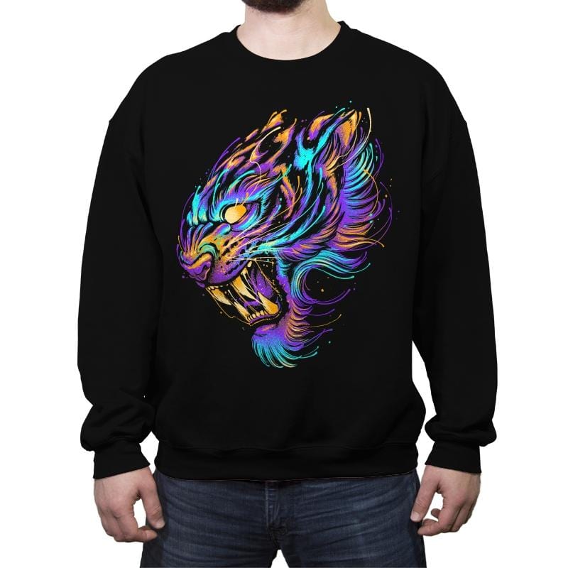 Spirit of the Wild - Crew Neck Sweatshirt Crew Neck Sweatshirt RIPT Apparel Small / Black