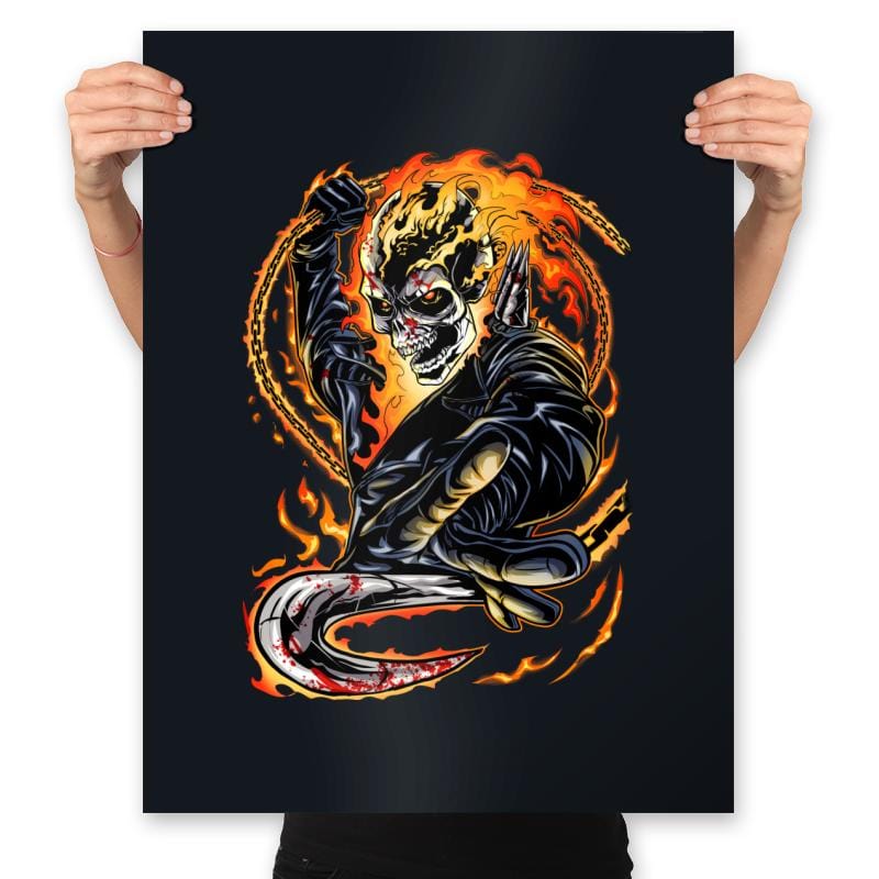 Spirit of Vengeance - Prints Posters RIPT Apparel 18x24 / Black