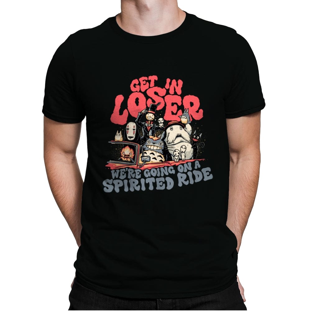 Spirited Ride - Mens Premium T-Shirts RIPT Apparel Small / Black