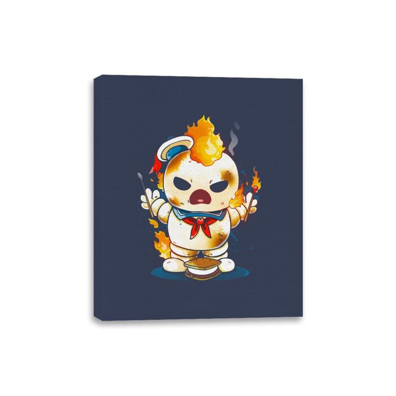 Splatter Puff - Canvas Wraps Canvas Wraps RIPT Apparel 8x10 / Navy