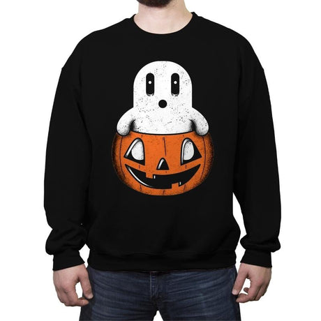 Spook Buddies - Crew Neck Sweatshirt Crew Neck Sweatshirt RIPT Apparel Small / Black