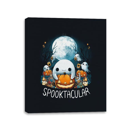 Spooktacular - Canvas Wraps Canvas Wraps RIPT Apparel 11x14 / Black