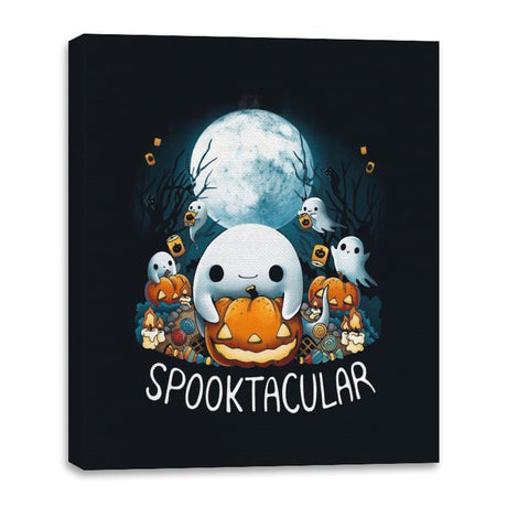 Spooktacular - Canvas Wraps Canvas Wraps RIPT Apparel 16x20 / Black